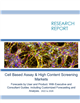 Market Research - Cell Based Assay & High Content Screening Markets.  Forecasts 2022 to 2026