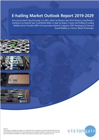 E-hailing Market Outlook Report 2019-2029