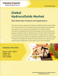 Global Hydrocolloids Market - Raw Materials, Products and Applications
