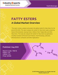 Fatty Esters - A Global Market Overview