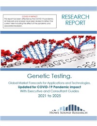 Genetic Testing. Global Market Forecasts for Applications and Technologies - 2021 to 2025