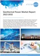 Market Research - Geothermal Power Market Report 2022-2032