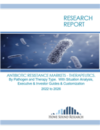 Antibiotic Resistance Markets - Therapeutics. With Situation Analysis, Executive & Investor Guides & Customization. 2022 to 2026