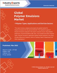 Global Polymer Emulsions Market - Polymer Types, Applications and End-Use Sectors
