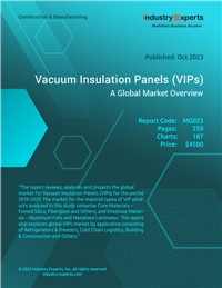 Vacuum Insulation Panels (VIPs) - A Global Market Overview