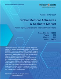 Global Medical Adhesives & Sealants Market - Resin Types, Applications and End-Use Sectors