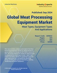 Global Meat Processing Equipment Market - Meat Types, Equipment Types and Applications