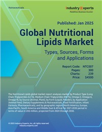 Global Nutritional Lipids Market - Types, Sources, Forms and Applications