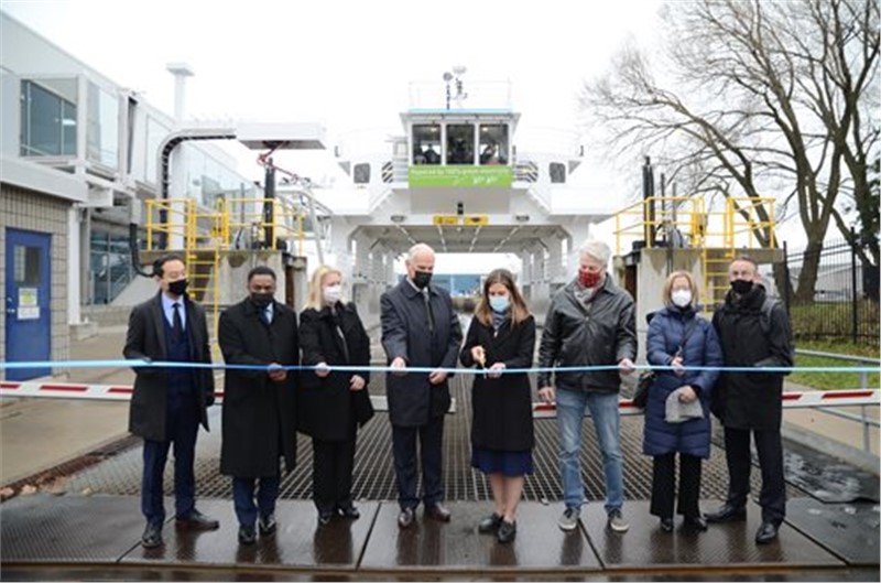 Billy Bishop Airport Marilyn Bell I is now Canada’s First Truly Zero Emission, Lithium-Ion Electric Ferry